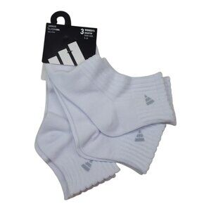 Adidas Womens Superlite Climacool Quarter Socks 3-Pk Lightweight Shoe Size 5-10